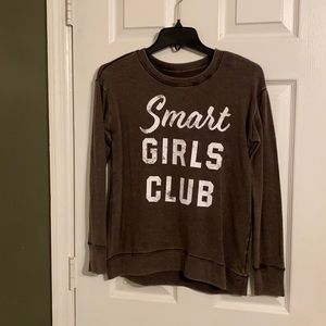 Justice Smart Girls Club sweatshirt